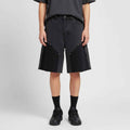 Dual Panel Denim Shorts