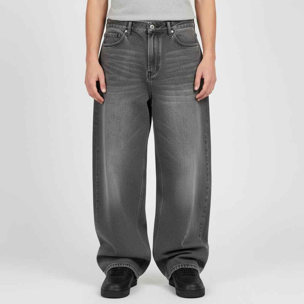 Grey Washed Jeans