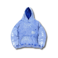 Blue Distressed Hoodie