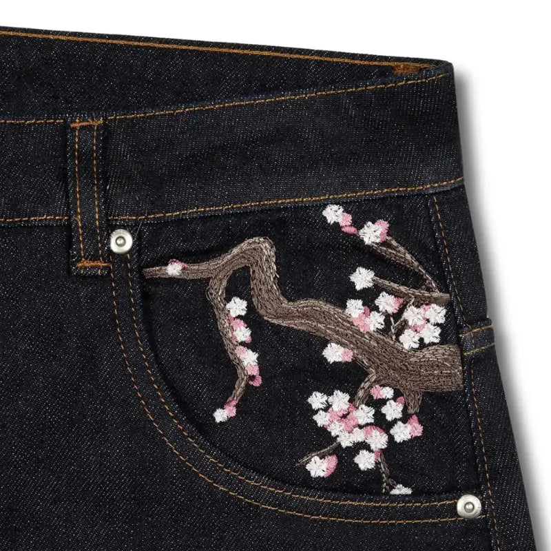 Cherry Blossom Denim Jeans 002wardrobe