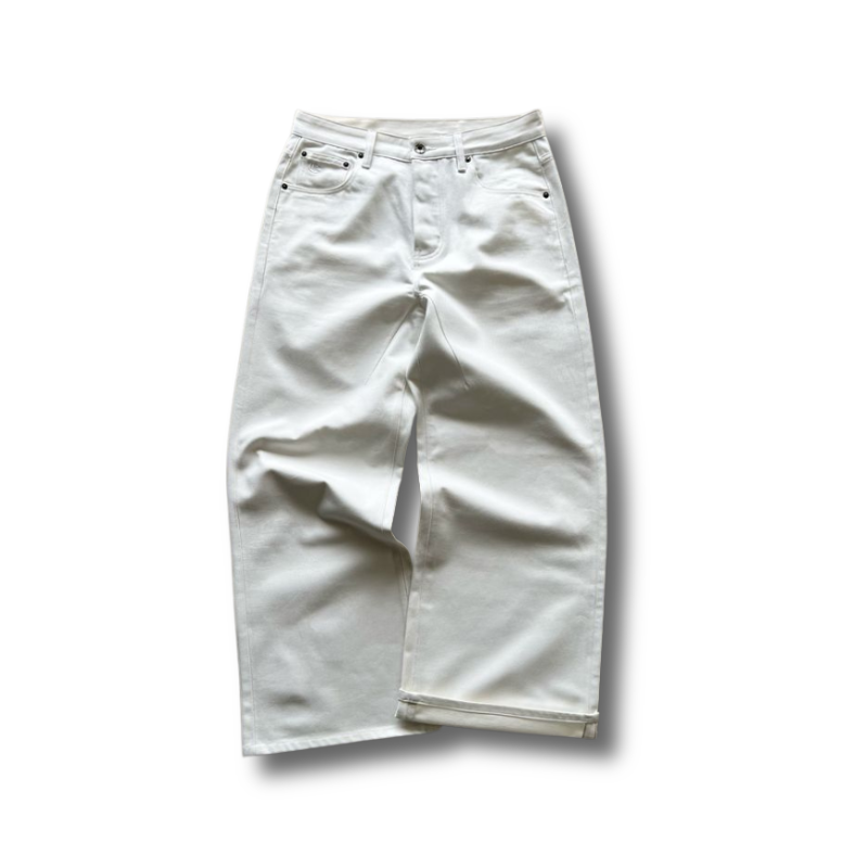 White Baggy Jeans 002wardrobe