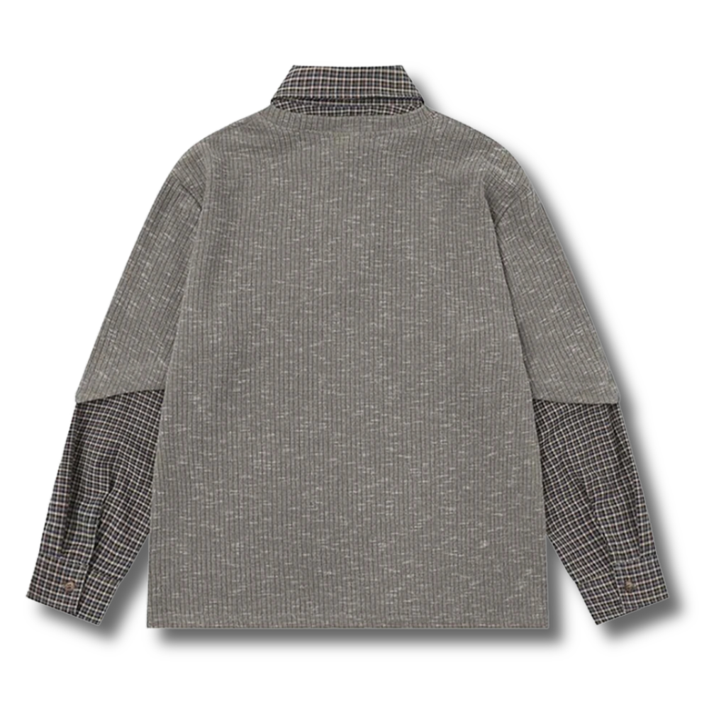 Deconstructed Plaid Polo 002wardrobe