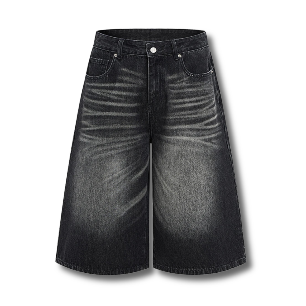 Static Fade Denim Shorts 002wardrobe