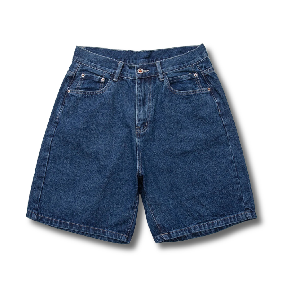 Core Indigo Wide-Leg Shorts 002wardrobe