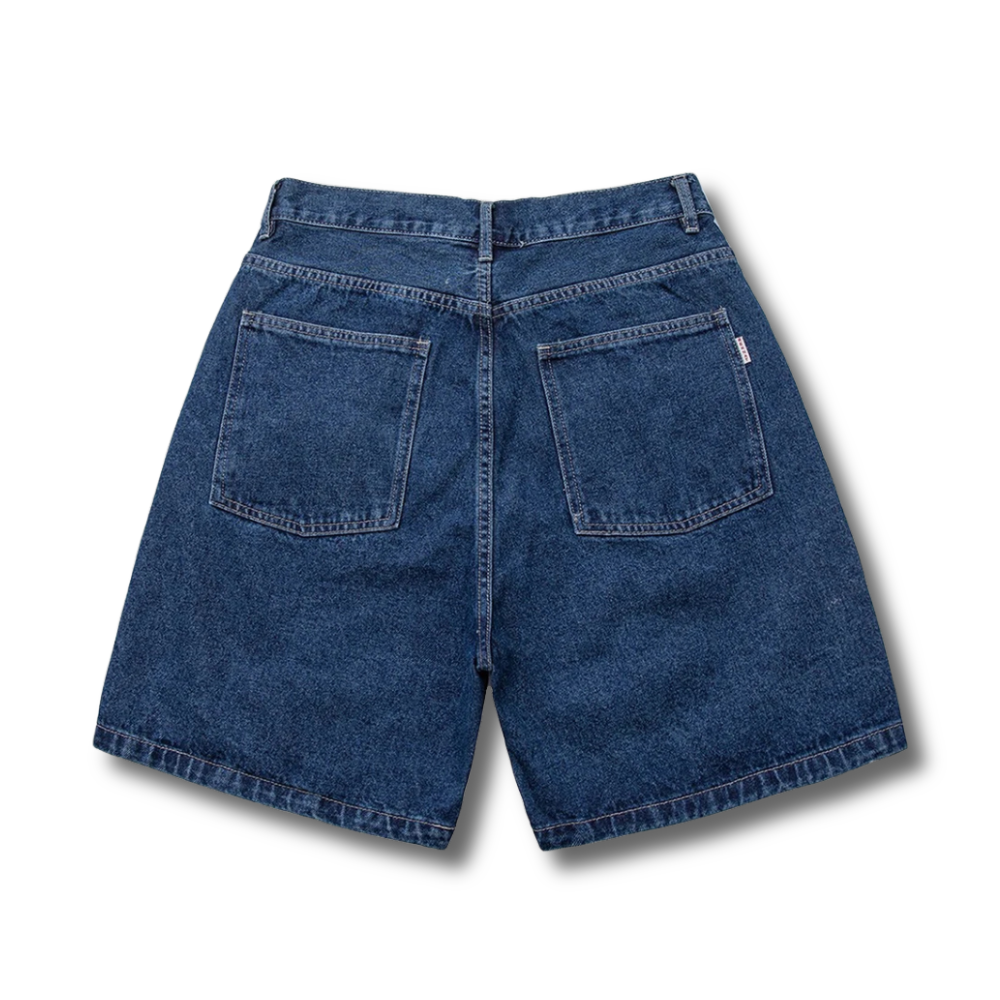 Core Indigo Wide-Leg Shorts 002wardrobe