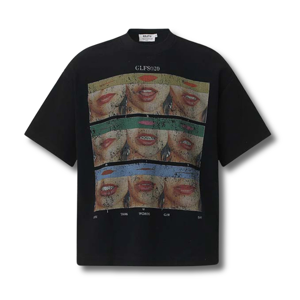 GLFS020 "WORDS" T-shirt 002wardrobe
