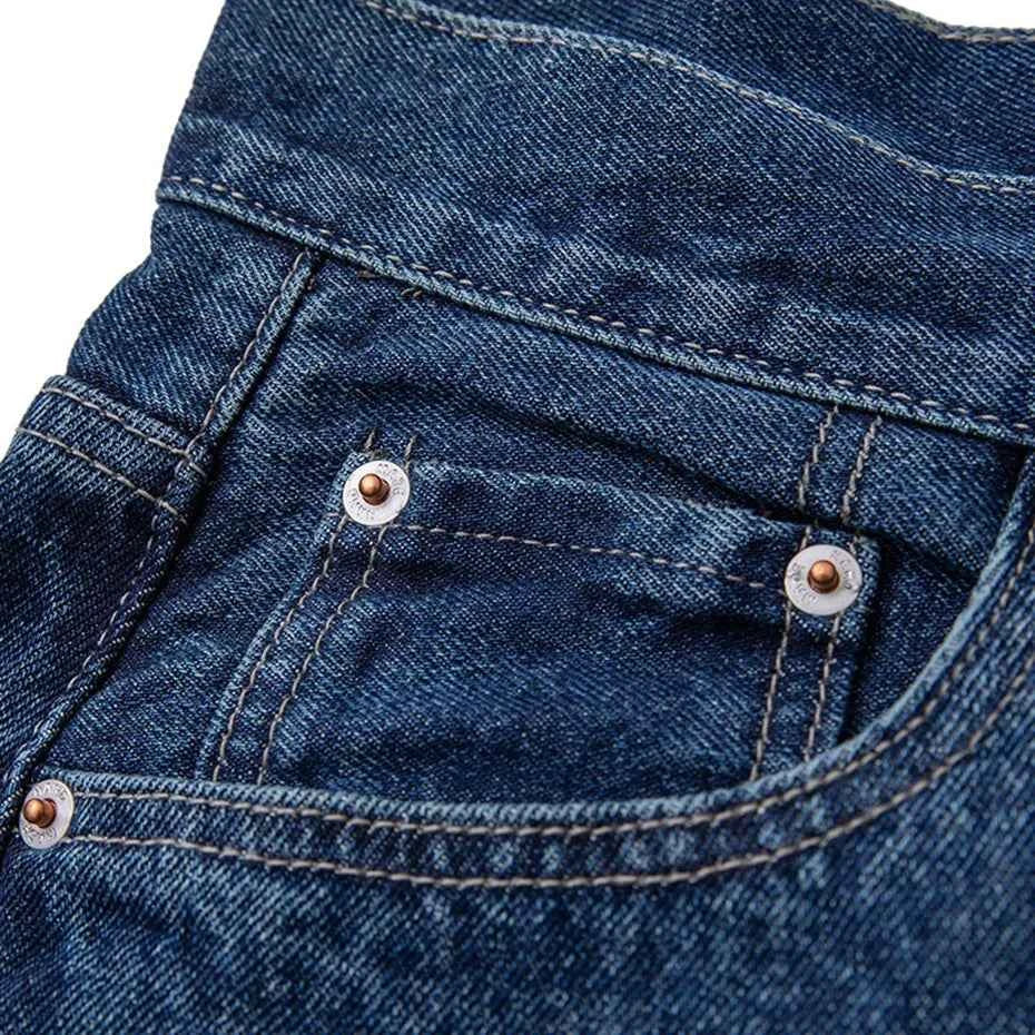 Core Indigo Wide-Leg Shorts