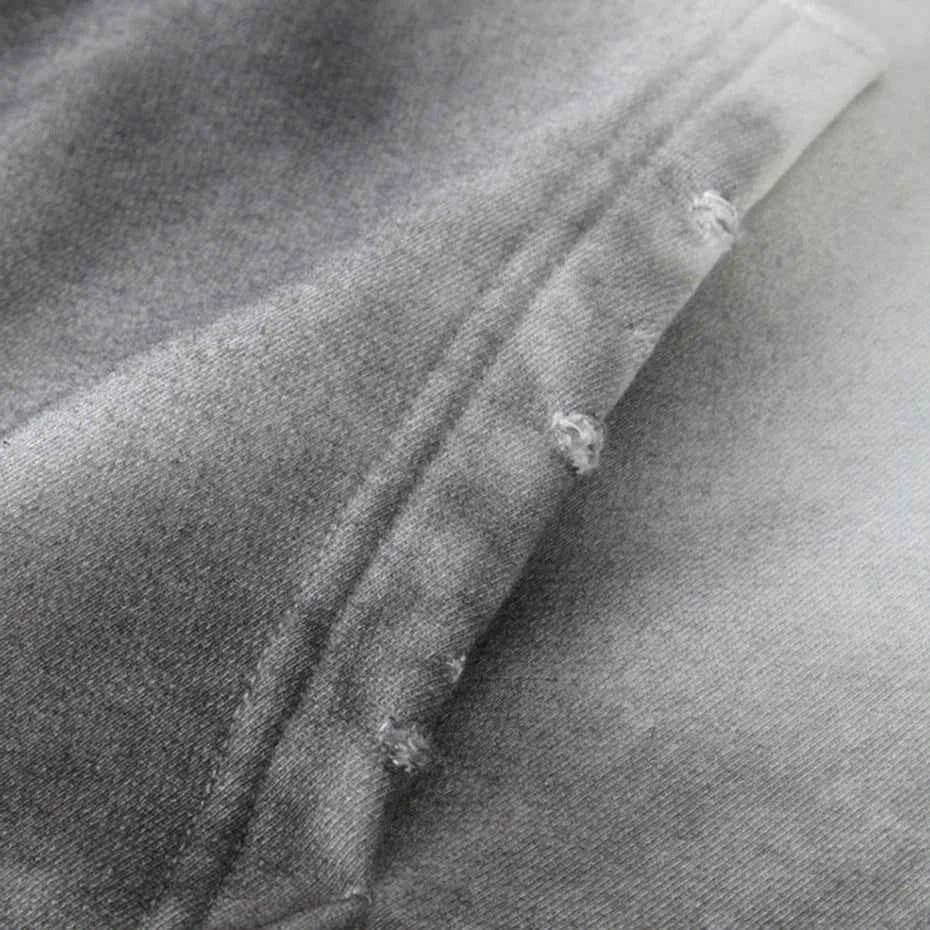 Fade-Form Architectural Zip Hoodie