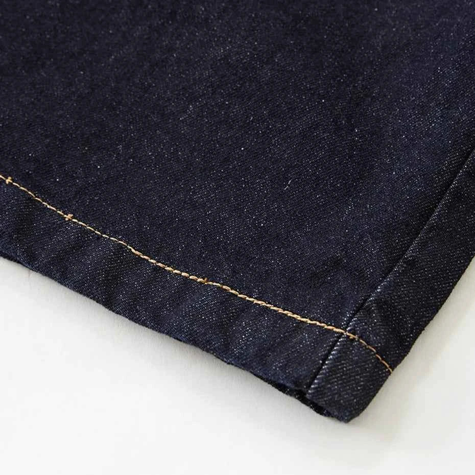 Shift Paneled Denim Shorts