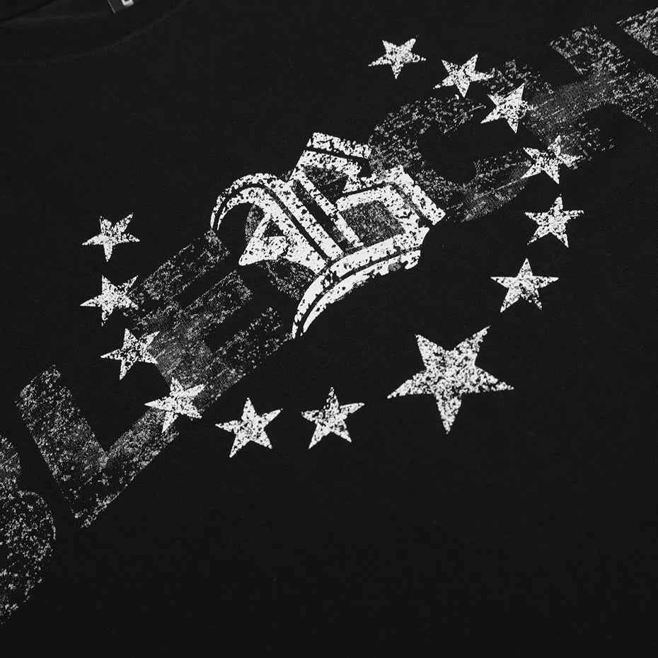 Men Hip Hop Oversized T Shirts Streetwear Harajuku Y2K Long Sleeve T-shirts Unisex Casual Loose Tshirts Tee Tops