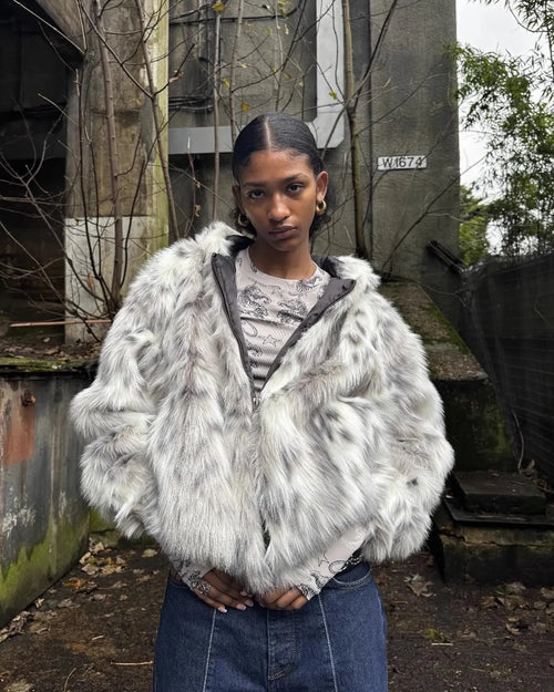 Mauroicardi Winter Cool Handsome Colorful Thick Warm Hairy Faux Fur Coat Men with Hood Luxury Designer Clothes Fluffy Jacket 002wardrobe