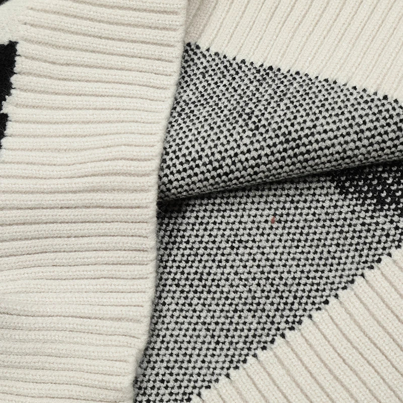 Vintage Knitted Sweaters Streetwear Y2K Grunge Hip Hop Skull Skeleton Jumpers Men Harajuku Casual Punk Gothic Pullover Unisex 002wardrobe