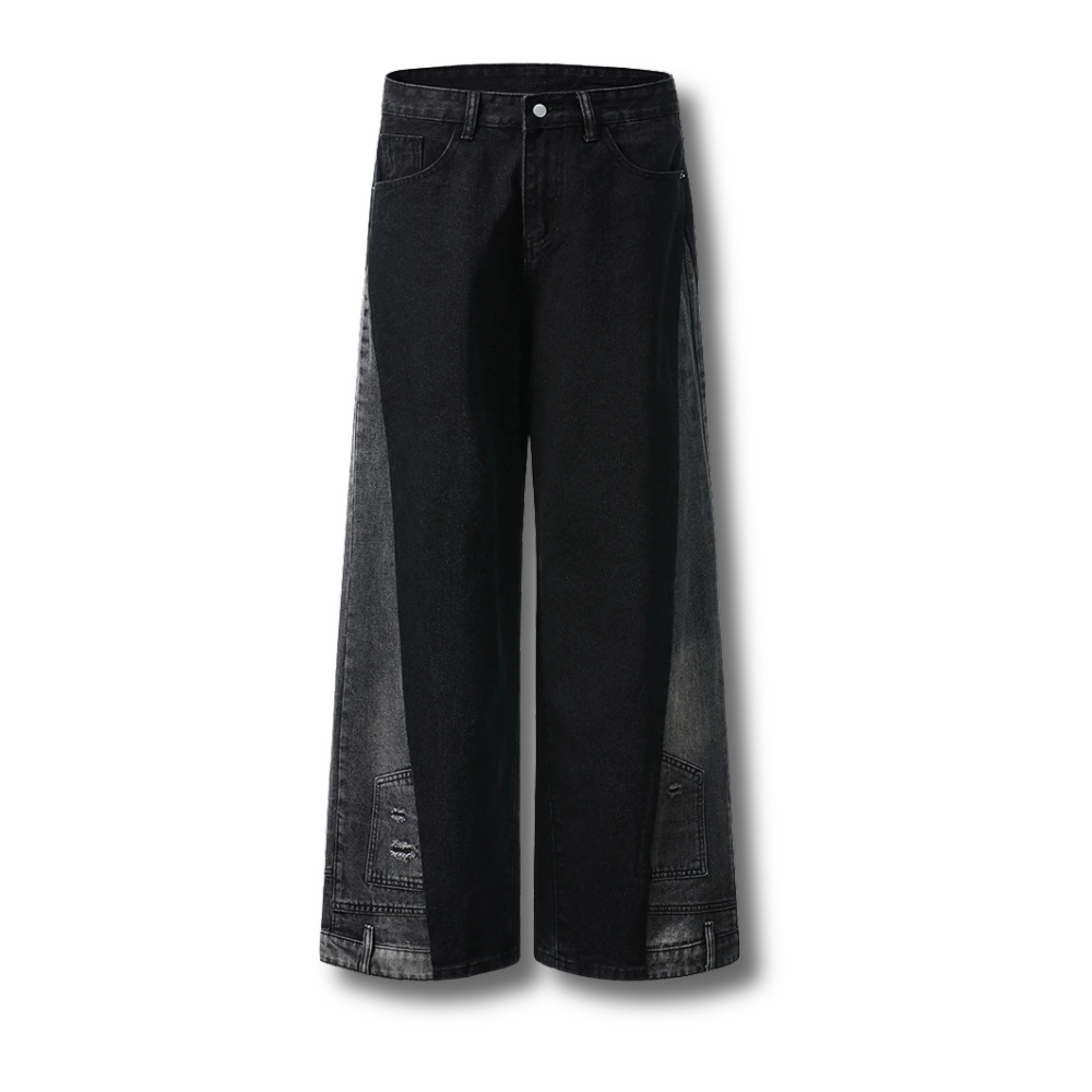Split Tone Panel Denim 002wardrobe