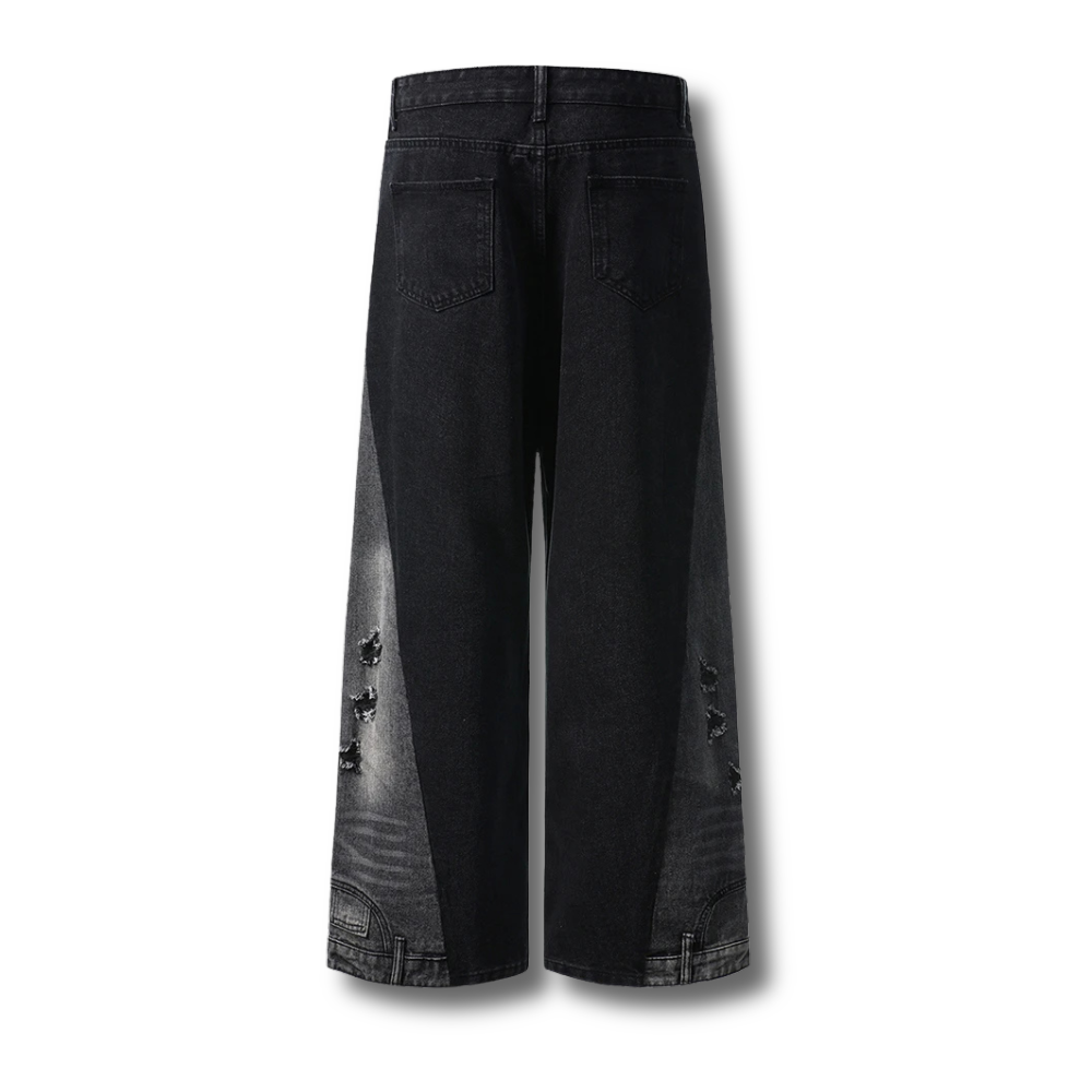 Split Tone Panel Denim 002wardrobe