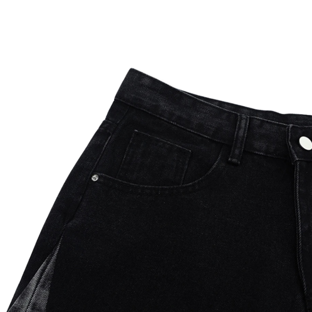 Split Tone Panel Denim 002wardrobe