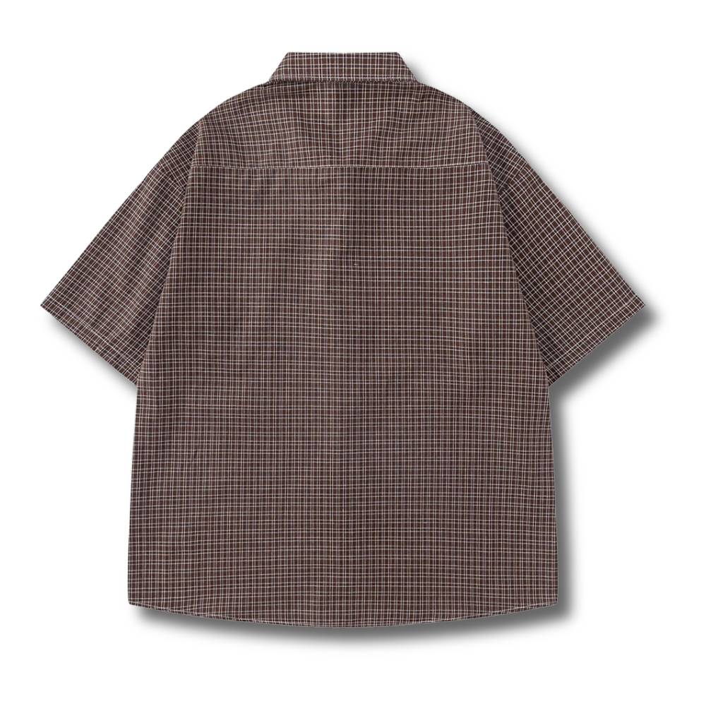 Gridline Tie Shirt 002wardrobe