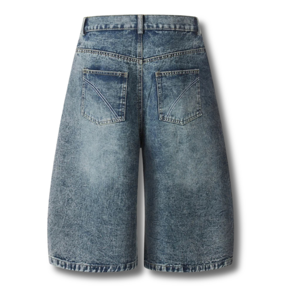 Stud Detail Denim Shorts 002wardrobe