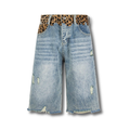 Wild-Yoke Wide-Leg Shorts