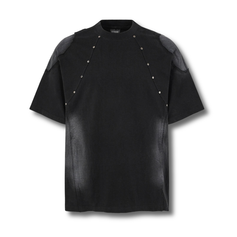 Panel-Rivet Boxy T-shirt