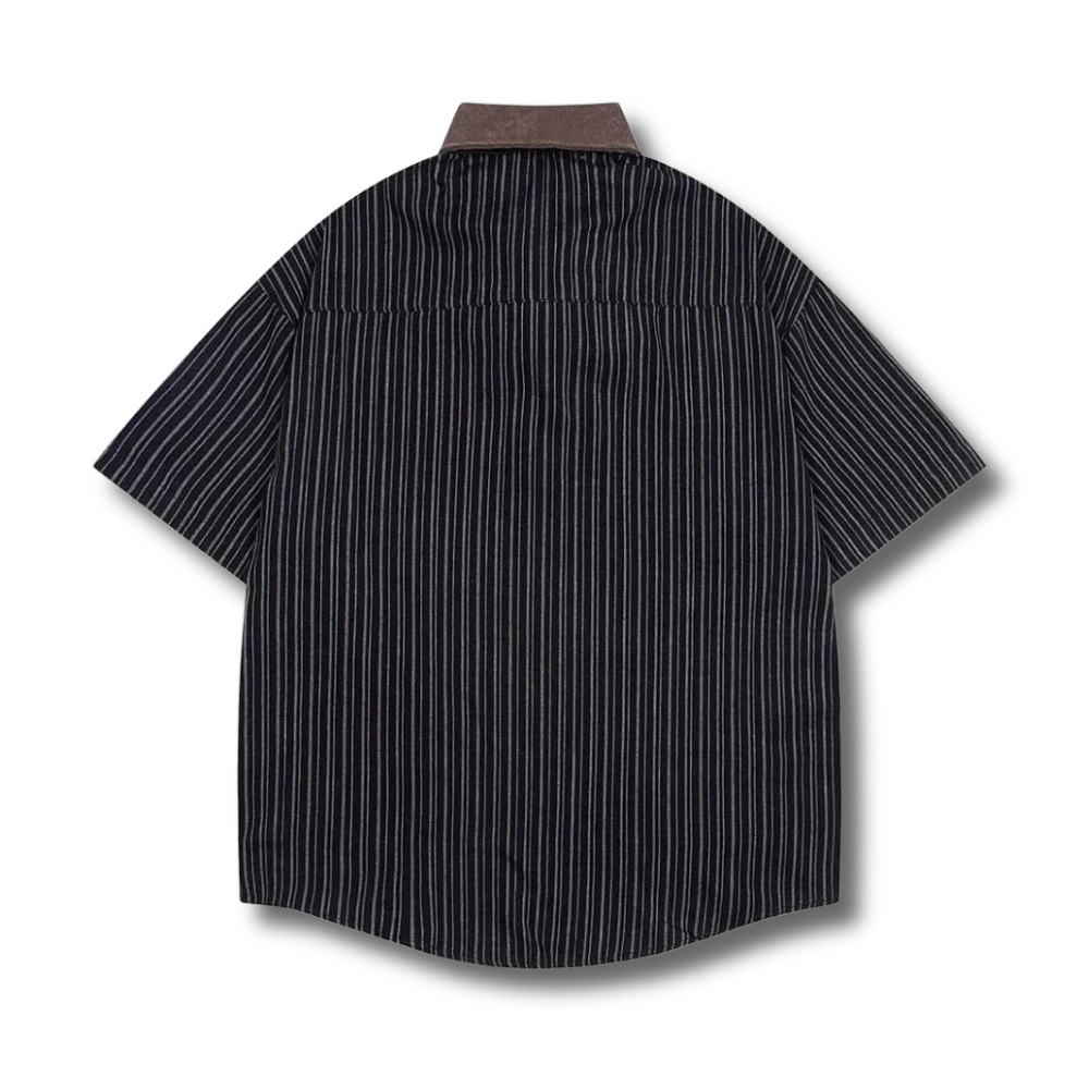 Celestial Pinstripe Short-Sleeve Shirt