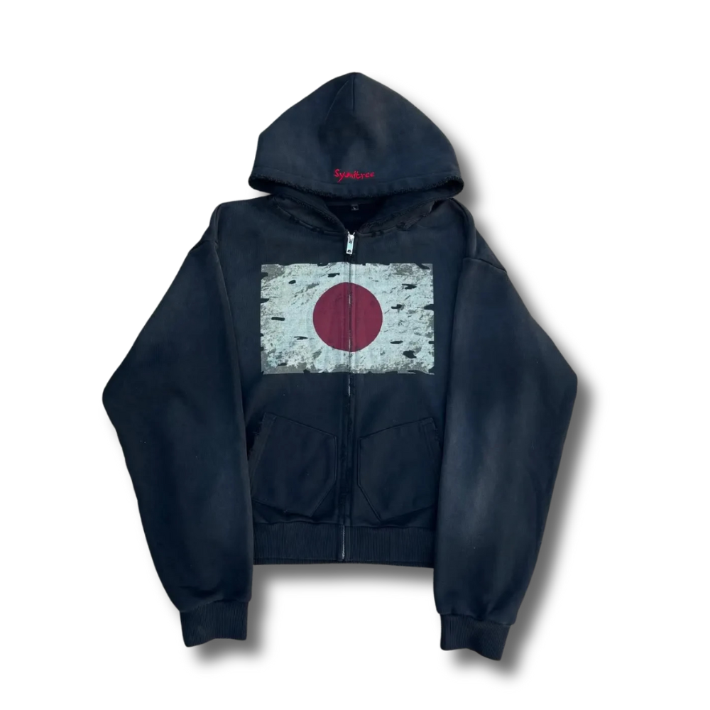 Japan Zip-up Hoodie 002wardrobe