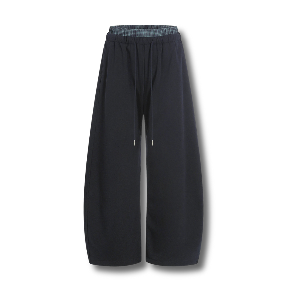 Double Waist Baggy Sweatpants 002wardrobe