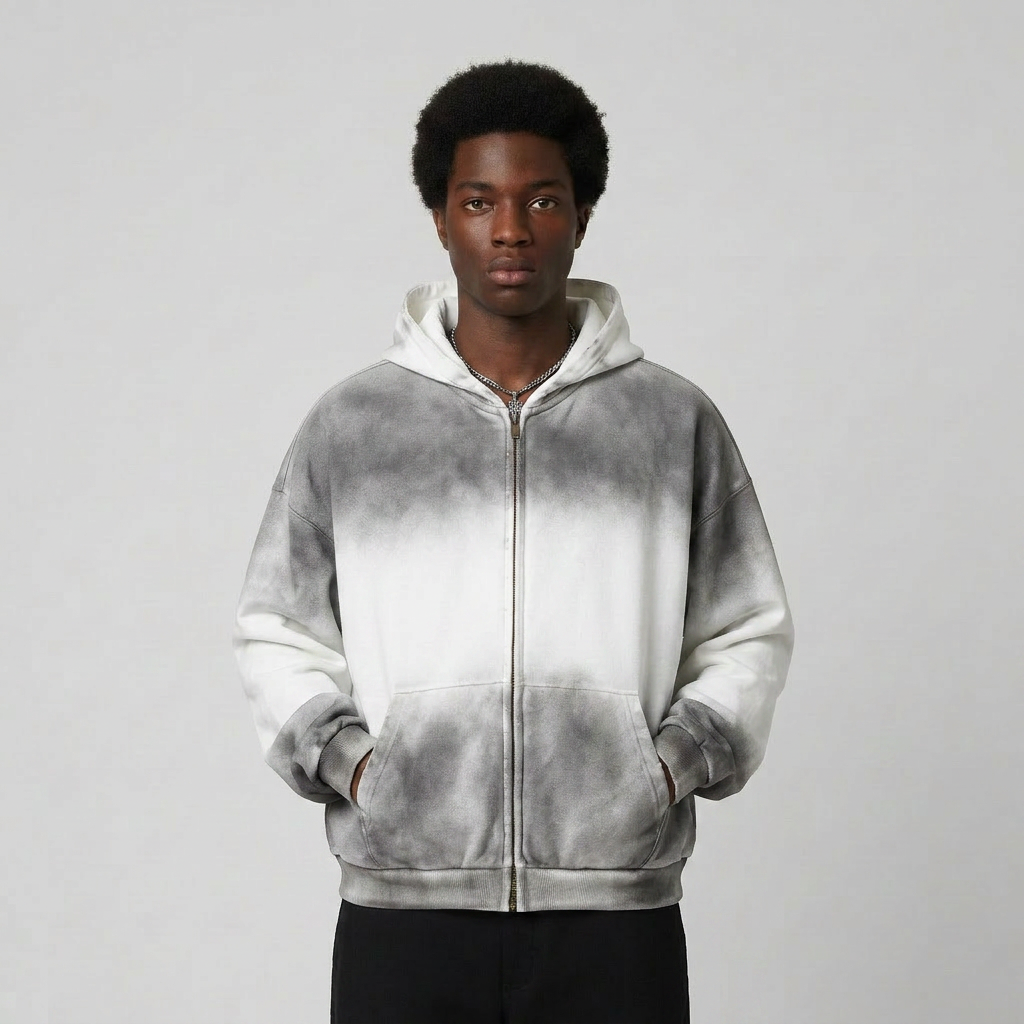 Fade-Form Architectural Zip Hoodie 002wardrobe