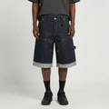 Panel Denim Utility Shorts 002wardrobe