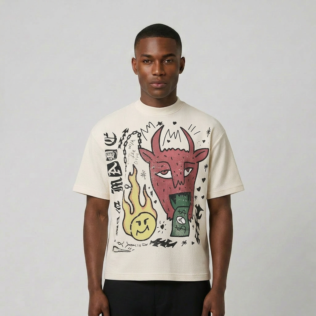 Deviant Waffle Graphic T-shirt 002wardrobe