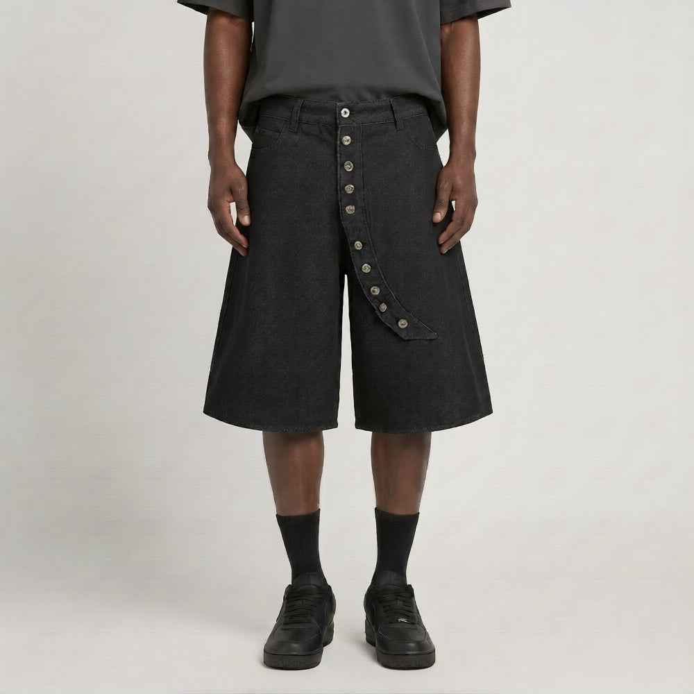 Arc-Fly Wide-Leg Shorts