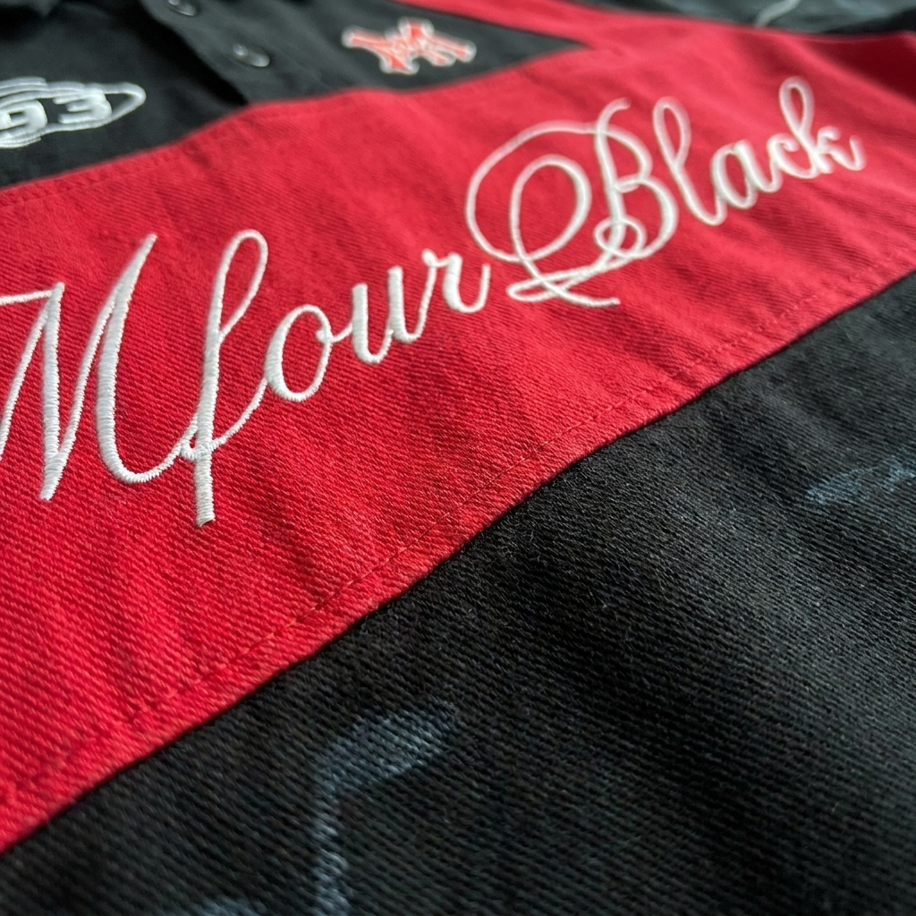 Wild-Track Boxy Polo in Onyx Red
