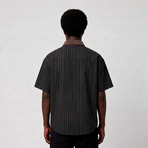 Celestial Pinstripe Short-Sleeve Shirt