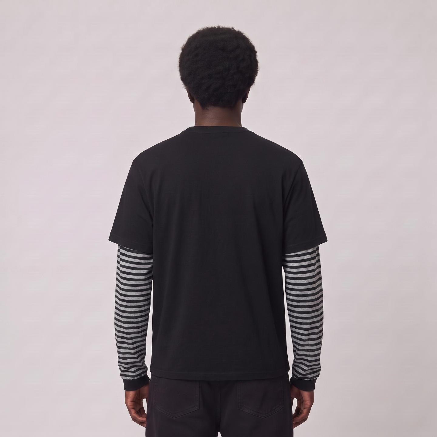 Double-Sleeve Star Graphic Long-Sleeve