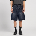 Marbled Frame Wide-Leg Shorts